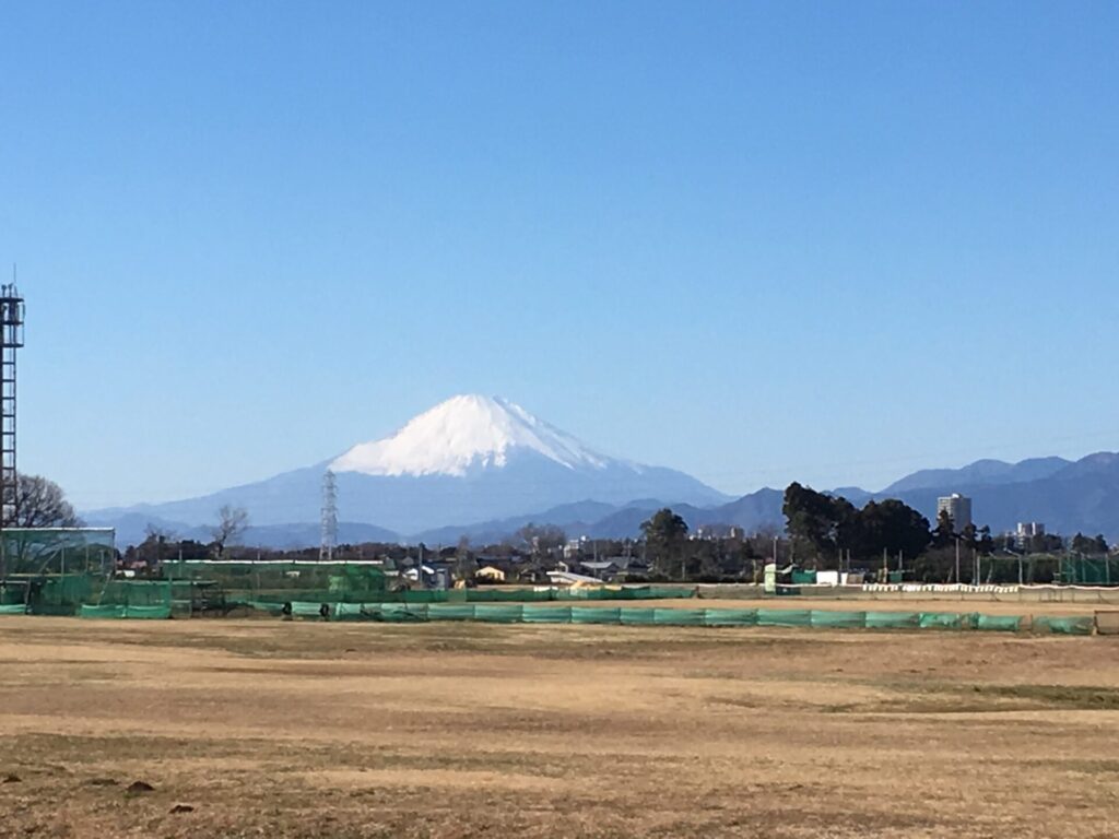 Fujisan from Yokohama